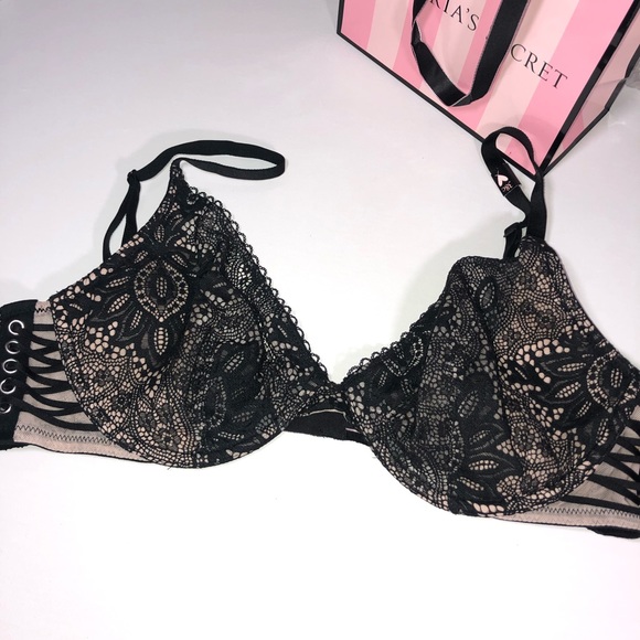 Victoria’s Secret wicked unlined black plunge bra - Picture 5 of 8
